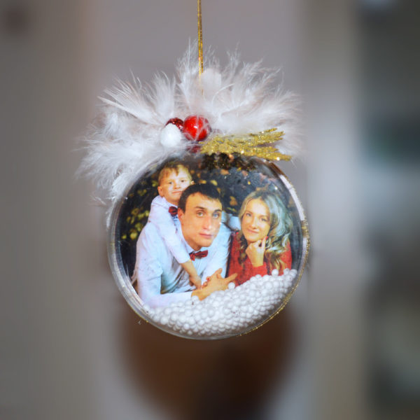 Pallina Personalizza Foto Famiglia